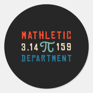 Adesivo Pi Dia 2025 Matemática do Lover Matemático Depar
