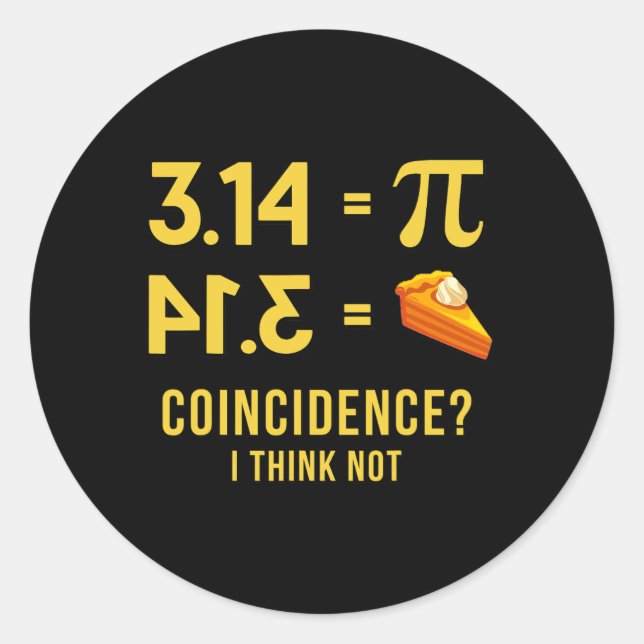Adesivo Pi Happy Pi Day (Frente)