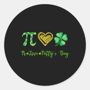 Adesivo Pi Love Shamrock Patri's Day Math Teacher Rua Patr