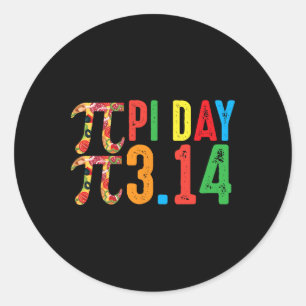 Adesivo Pi Math Science Stem Gift 3,14 Pi Dia 2