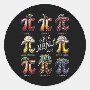 Adesivo Pi Menu Pi Dia 3.14 Professores Do Menu Pie De Fru