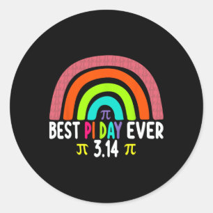 Adesivo Pi Rainbow Math Science Stem Gift 3.14 Best Day Ev