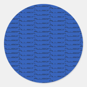 Adesivo Pia batismal geométrica do teste padrão da
