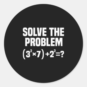 Adesivo Piada 67 Meme Matemática Seis Sete Professor Brain