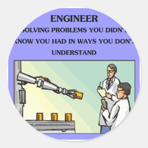 Adesivo piada da engenharia do engenheiro