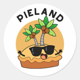 Adesivo Piada da Ilha Divertida da Terra de Torta