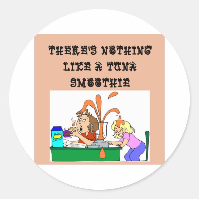 Adesivo piada de atum SMOOTHIE (Frente)