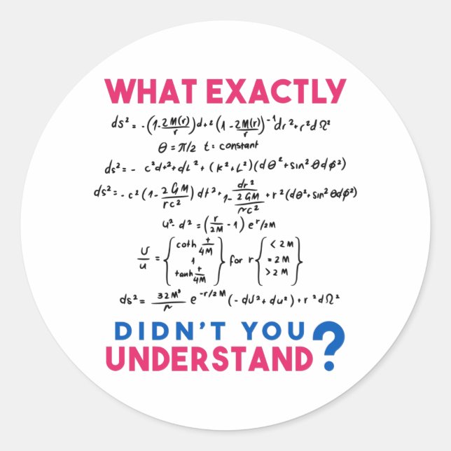 Adesivo Piada de fórmula física (Frente)