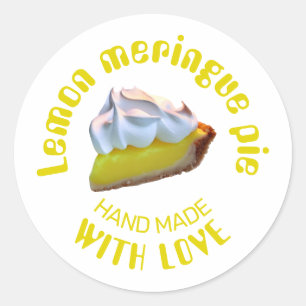 Adesivo Piada de limão merengue feita à mão com amor
