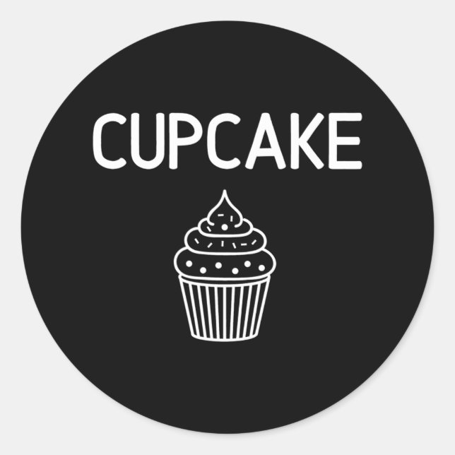 Adesivo Piada Engraçada cupcake Família Sarcástica (Frente)