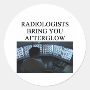 Adesivo piada engraçada da radiologia