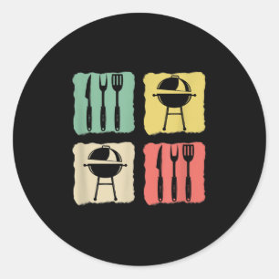 Adesivo Piada Engraçado Churrasco Churrasco Churrasco Fuma