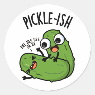 Adesivo Piadas de Pickle Engraçadas e Chatinhas 
