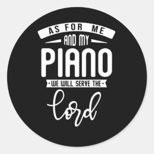 Adesivo Pianista Cristão Música Religiosa Lorde Piano Pl