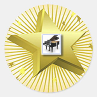Adesivo Piano Bears Musical Storybook Sticker