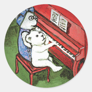 Adesivo Piano Bears Sticker