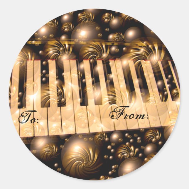 Adesivo Piano Keys_ Sticker (Frente)