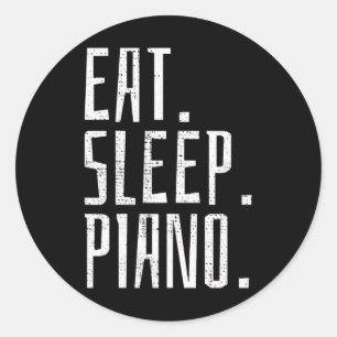 Adesivo Piano Music Pianista Pianista - Presente de Vintag