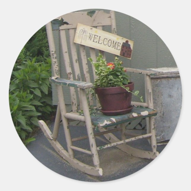 Adesivo Picareta do Prim Rocking Cadeira (Frente)