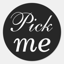 Adesivo Pick-me Sticker Preto
