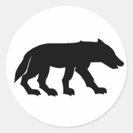 Adesivo Picked Wolf Cutout