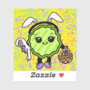 Adesivo Pickle Bunny Picles de Natal