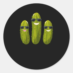 Adesivo Pickle Squad Vegan Dill Pickle Squad