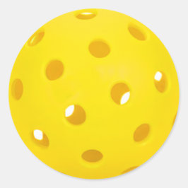 Adesivo Pickleball Amarelo
