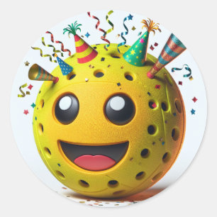 Adesivo PickleBall Birthday Emoji Sticker