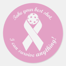 Adesivo Pickleball Breast Cancer Survivor