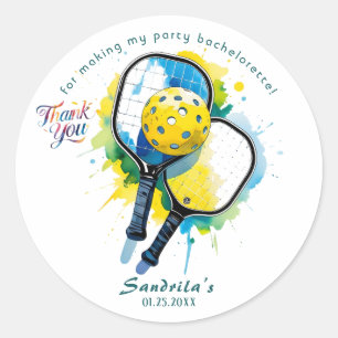 Adesivo Pickleball Despedida de Solteira