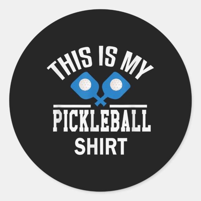 Adesivo Pickleball - Dinker Badminton Tênis Presente Pickl (Frente)