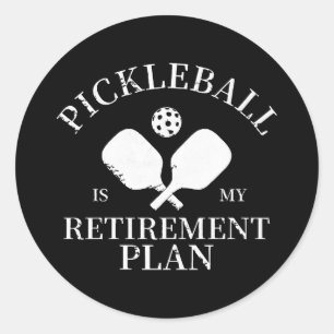 Adesivo pickleball é meu plano de aposentadoria