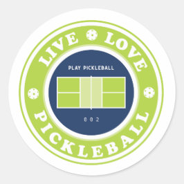 Adesivo Pickleball em vida real