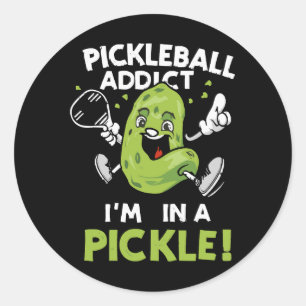 Adesivo Pickleball-Engraçado