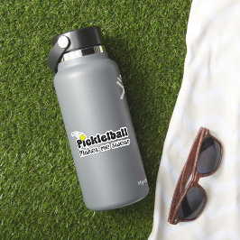 Adesivo Pickleball Faz-Me Jurar - Pickleball Engraçado