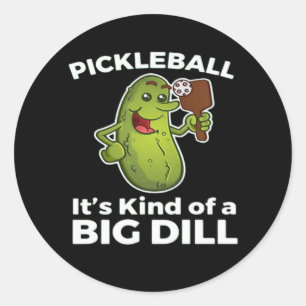 Adesivo Pickleball Meio que um Grande Dilema