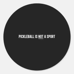 Adesivo Pickleball Não É Um Jogador De Tênis Engraçado De