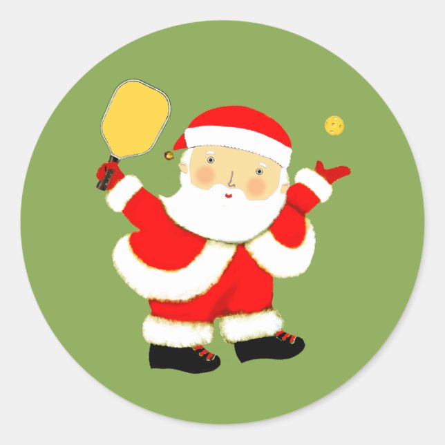 Adesivo Pickleball no Natal (Frente)