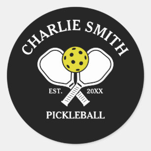 Adesivo Pickleball Paddker Personalizado - Nome e Ano
