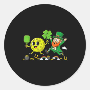 Adesivo Pickleball shamrock trevo dia de st patricks femin