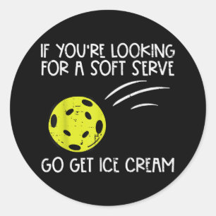 Adesivo Pickleball Soft Serve Get Sorvete Pickle Ball Me