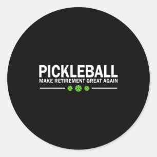 Adesivo Pickleball torna a aposentadoria ótima novamente p