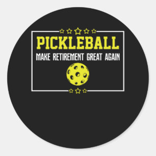 Adesivo Pickleball Tornar O Excelente De Aposentação Novam