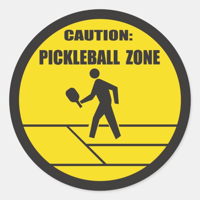 Adesivo Pickleball Zone (Frente)