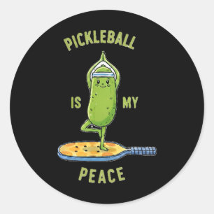 Adesivo Picklell É Minha Paz Camiseta Engraçado Pickle Yog