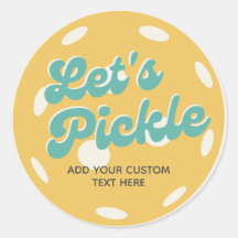 Picles de Laranja Personalizado Vamos Jogar Picles