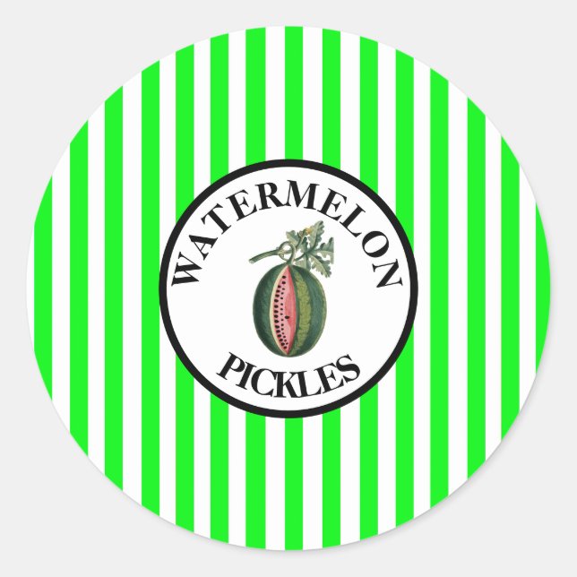 Adesivo Picles de Melancia (Frente)