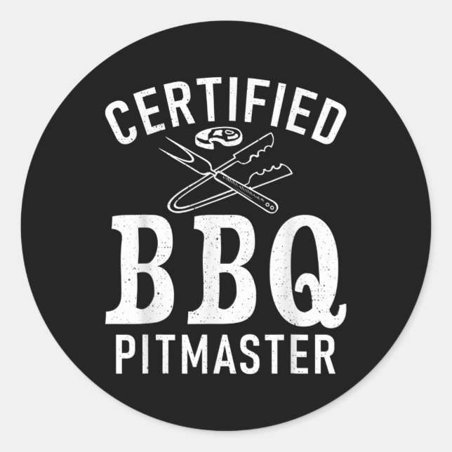 Adesivo Picmaster do Churrasco certificado Grill Barbecue  (Frente)