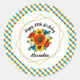 Adesivo Picnic Party Geométrico Floral